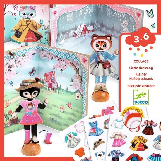 Djeco Djeco Dress-Up Dolls Cats 3-6 yrs