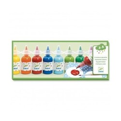 Djeco Set von 8 Wasserfarbenflaschen