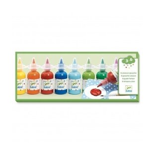 Djeco set of 8 watercolor bottles