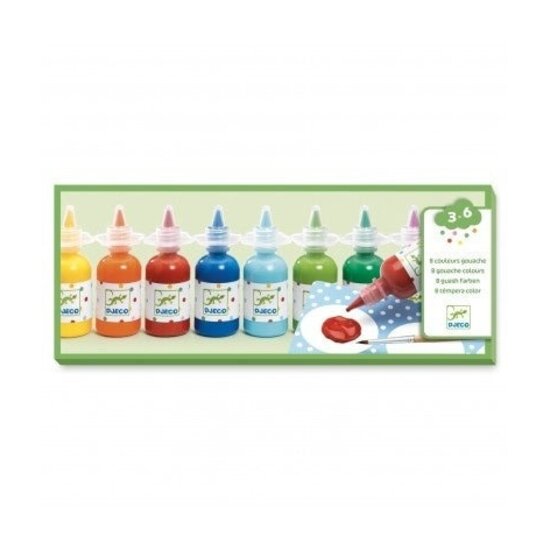 Djeco Djeco ensemble de 8 flacons aquarelle