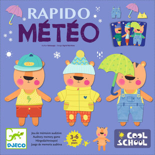 Djeco Memory-Spiel Rapido Météo