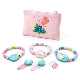 Djeco sieraden met etui Birdie