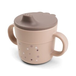 Done by Deer - Foodie spout cup - Happy dots Powder