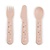 Done By Deer Done by Deer - Foodie cutlery set Happy Dots Powder