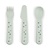Done By Deer Done by Deer Foodie cutlery set (spoon/fork/knive) - Happy Dots Green