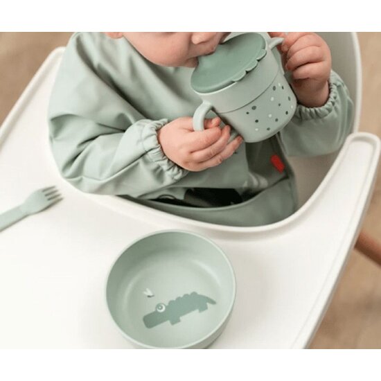 Done By Deer Done by Deer Foodie Bowl - Croco Green