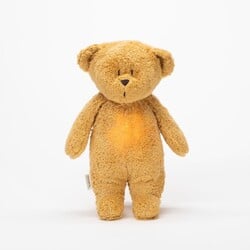 Moonie heartbeat bear with light honey natur