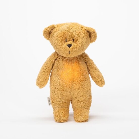 Moonie Moonie heartbeat bear with light honey natur