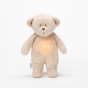 Moonie knuffel met licht en geluid beer Sand Natur