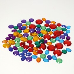 100 Kleine glitter acrilyc stenen