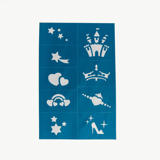 Oh Flossy Oh Flossy Reusable Adhesive Face Paint & Makeup Stencils