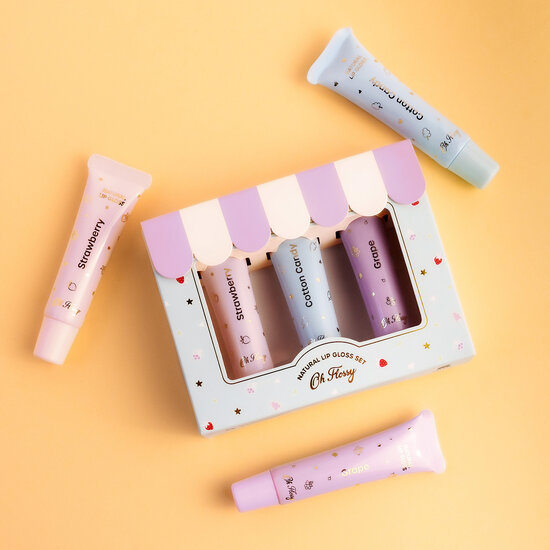 Oh Flossy Oh Flossy Natural Lip Gloss Set