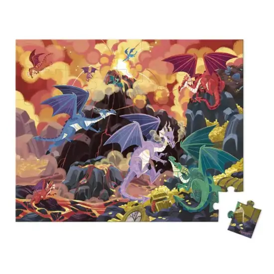 Janod Janod - Puzzel vurige draken - 54PCS