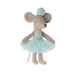 Maileg -Ballerina mouse, little sister - light mint
