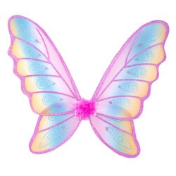 Great Pretenders - Glitter Rainbow Wings - Fuchsia