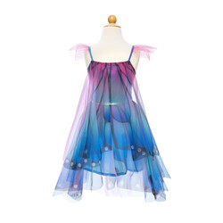 Great Pretenders - Butterfly twirl Dress & Wings Blue/Purple