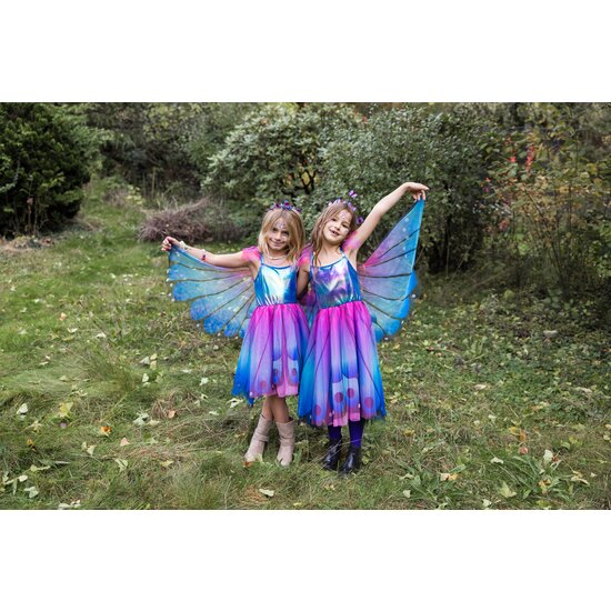 Great Pretenders Great Pretenders - Vlinder twirl Jurk & blauw/paarse vleugels