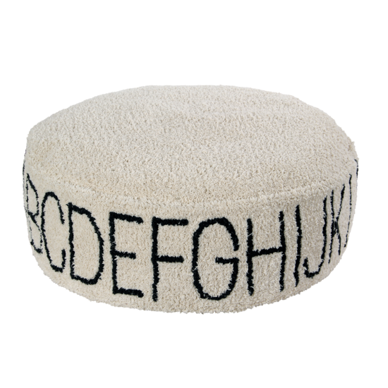 Lorena Canals Lorena Canals - Poef ABC Natuur - Zwart