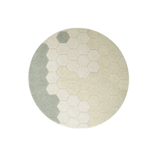 Lorena Canals - Washable rug Round Honeycomb Blue