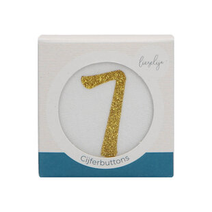 Liezelijn verjaardagskroon cijfers goud 7-8-9-10