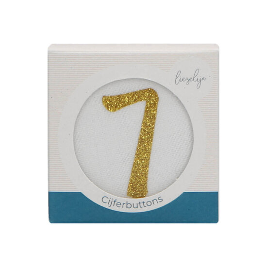 Liezelijn Liezelijn Geburtstag Krone Zahlen Gold 7-8-9-10