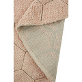 Lorena Canals Lorena Canals - Washable rug Round Honeycomb Rose