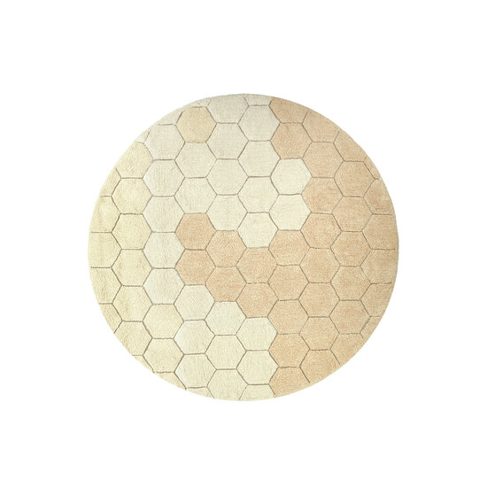 Lorena Canals Lorena Canals - Washable rug Round Honeycomb