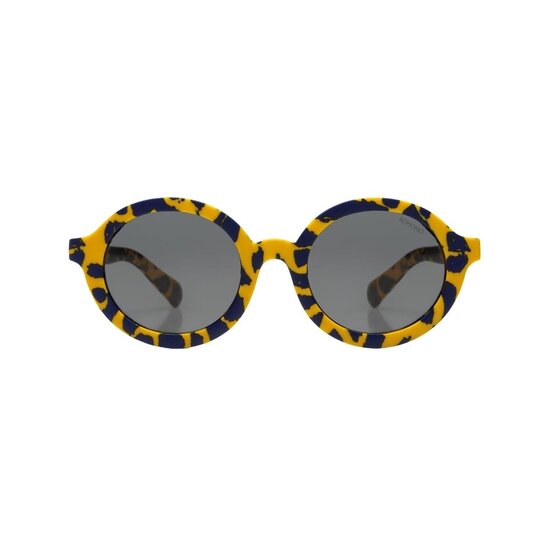 komono KOMONO SUNGLASSES KIDS 3-5Y - LOU - PATTERN - YELLOW BLUE