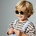 komono KOMONO SUNGLASSES KIDS 3-5Y - LOU - PATTERN - YELLOW BLUE