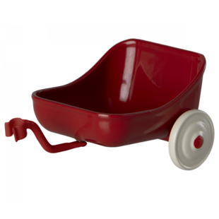 Maileg Tricycle Trailer Mouse Rouge