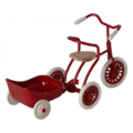 Maileg Maileg Tricycle Trailer Mouse Rouge