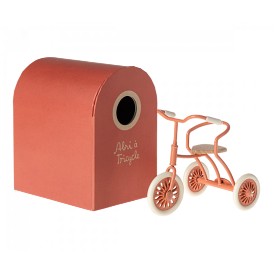 Maileg Maileg Tricycle for Mice Coral