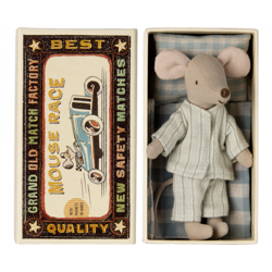 Souris Maileg Big Brother dans sa boîte