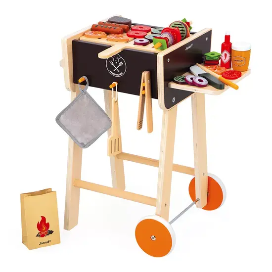 Janod speelgoed Janod Wooden Toy Barbecue