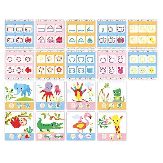 Janod Janod Creative Drawing and Colouring 3J+