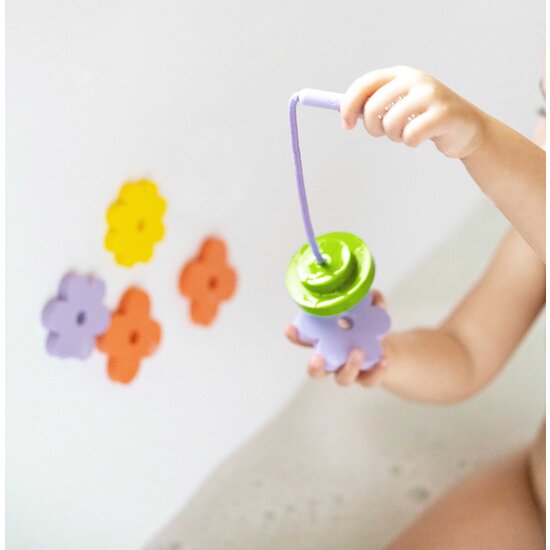 Quut Quut  | Fishing Bath Stickers - Frog Pond