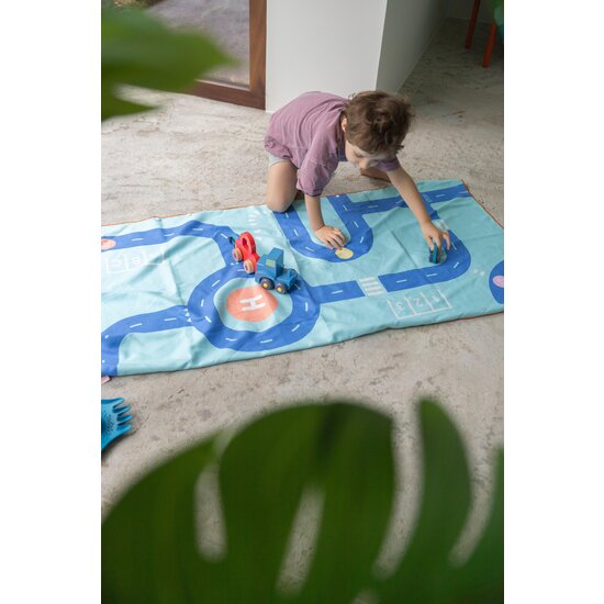 Quut Quut | Speelhanddoek M - Road