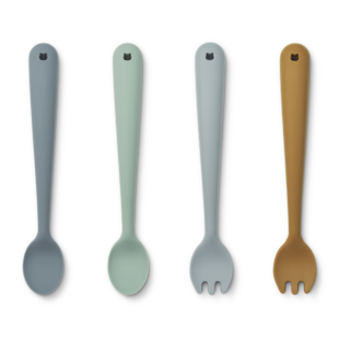 Liewood Shea Fütterungsset 4er-Pack Blue Multi Mix