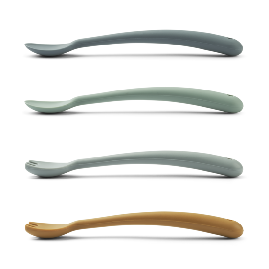 Liewood Liewood Shea Bestekset 4-pack Blue Multi Mix