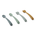 Liewood Liewood Shea feeding set 4-pack Blue Multi Mix