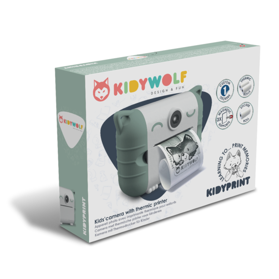 Kidywolf Kidywolf Kidyprint- camera thermal printer - Green