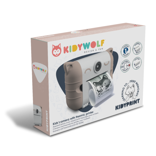 Kidywolf Kidywolf Kidyprint- camera thermal printer - Peach