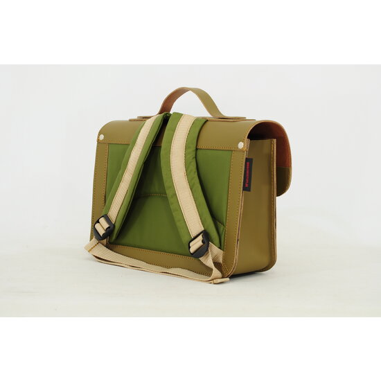 Own Stuff Own Stuff cartable maternelle en cuir Moss