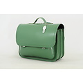 Own Stuff Own Stuff Leather Bookbag with 2 Magnetic Locks laké Emeraldgreen