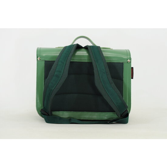 Own Stuff Own Stuff Leather Bookbag with 2 Magnetic Locks laké Emeraldgreen