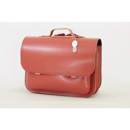 Own Stuff Own Stuff Leather Bookbag with 2 Magnetic Locks Laké Terra Rose