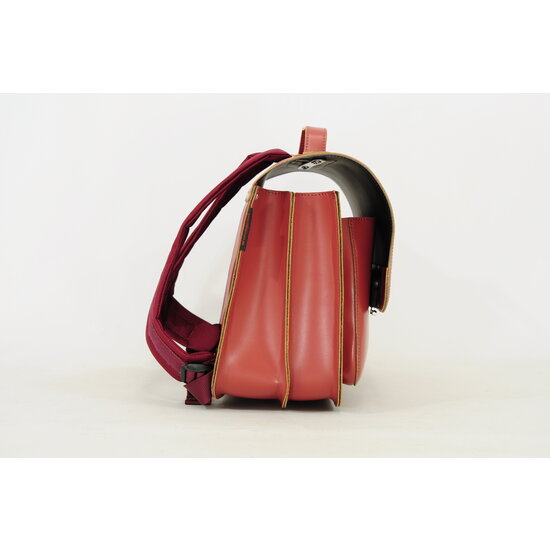 Own Stuff Own Stuff Leather Bookbag with 2 Magnetic Locks Laké Terra Rose