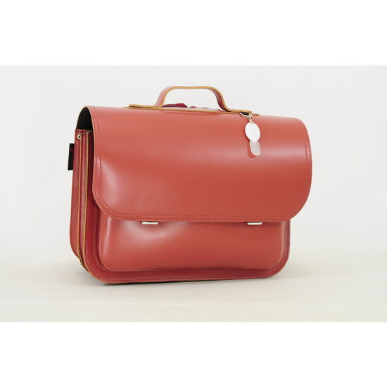 Own Stuff Own Stuff Leather Bookbag with 2 Magnetic Locks Laké Terra Rose