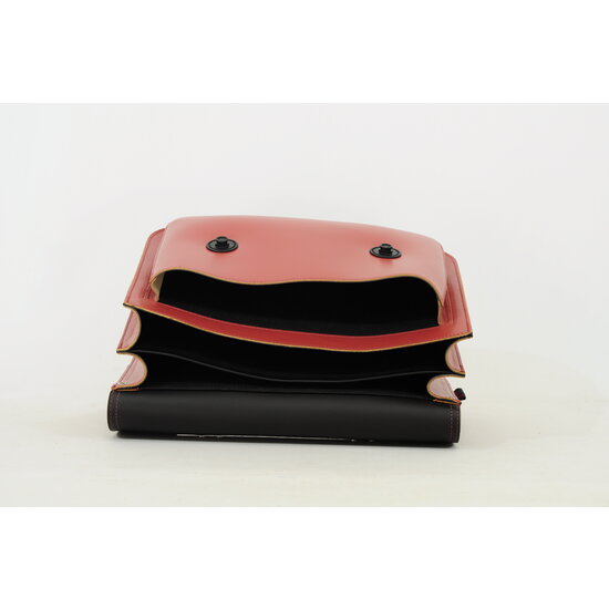 Own Stuff Own Stuff Leather Bookbag with 2 Magnetic Locks Laké Terra Rose