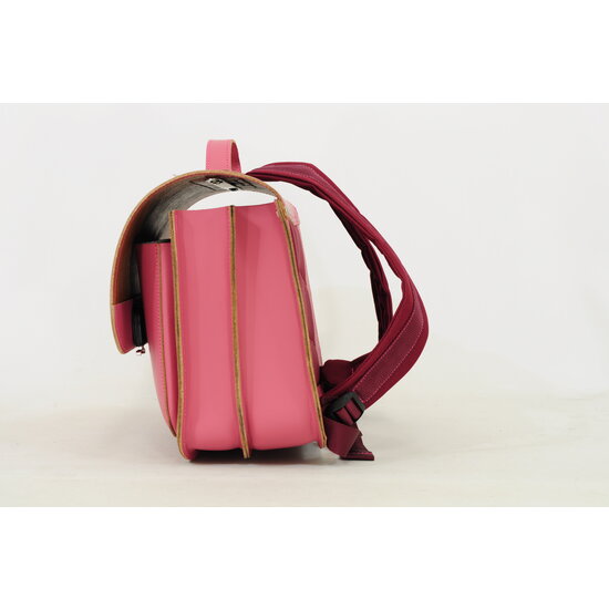 Own Stuff Own Stuff Leder-Buchtasche mit 2 Magnetverschlüssen Silberner Schmetterling, antikrosa